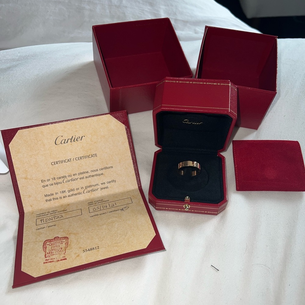 Cartier Rose gold Love ring